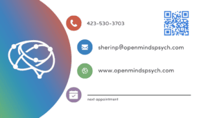 open minds business card back revised